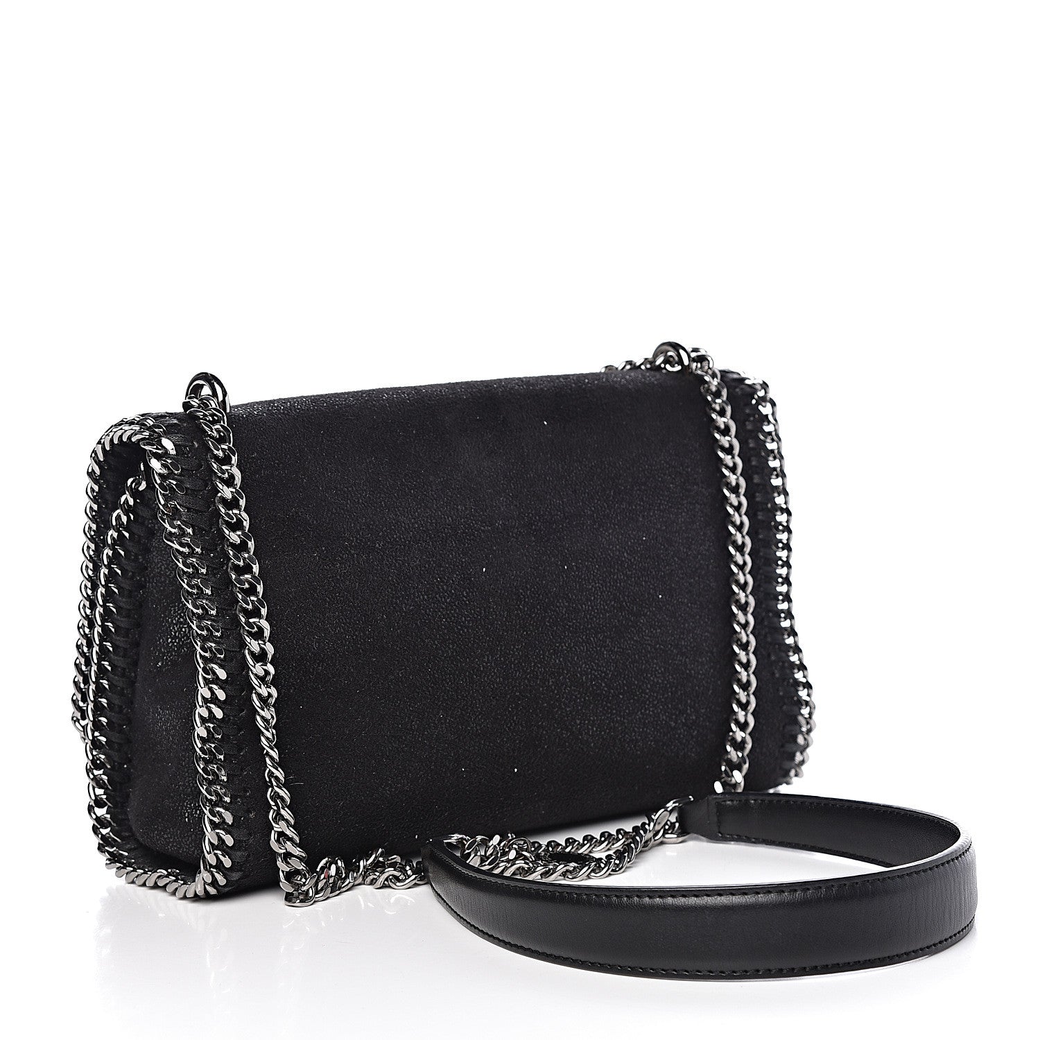 Stella McCartney Shaggy Deer Falabella Messenger Black 3 of 10