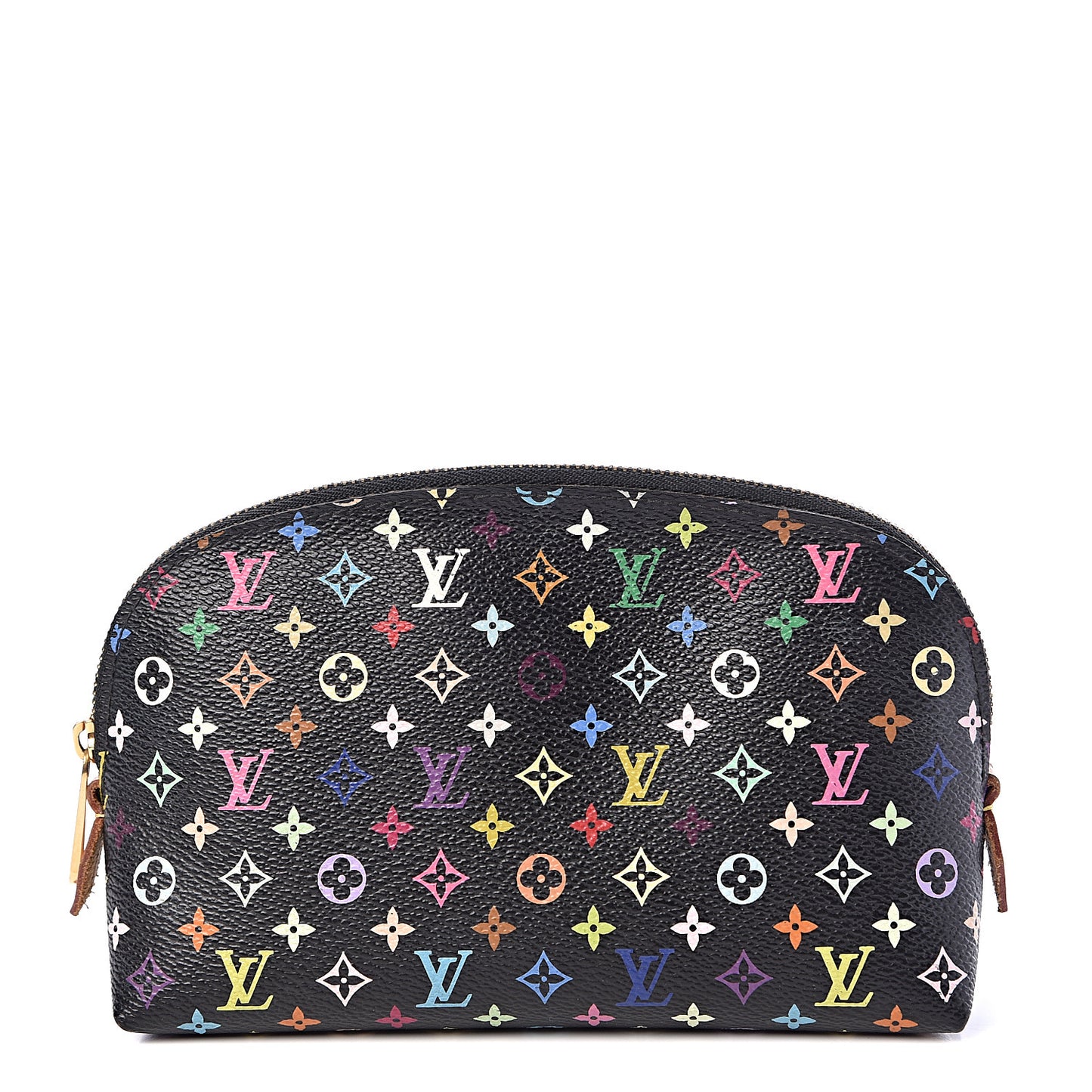 Monogram Multicolor Cosmetic Pouch Black Grenade