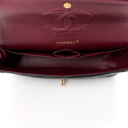 Chanel Lambskin Quilted Medium Double Flap Black 5 of 14