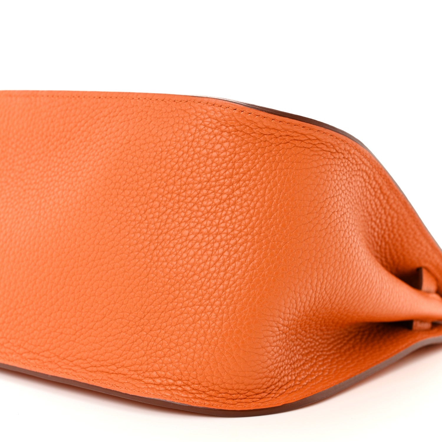 Hermes Taurillon Clemence Jypsiere 28 Orange 10 of 12