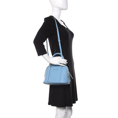 Gucci Microguccissima Mini Dome Bag Mineral Blue 2 of 10