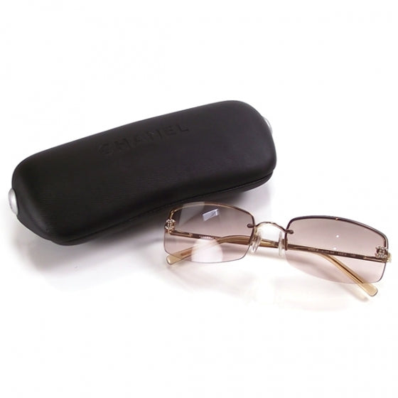 Chanel Rhinestone CC Sunglasses 4093 Brown 4 of 9