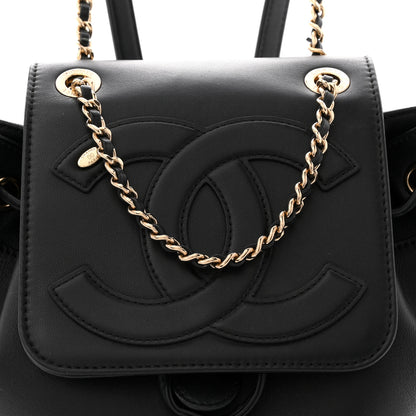 Chanel Lambskin CC Mania Backpack Black 8 of 11