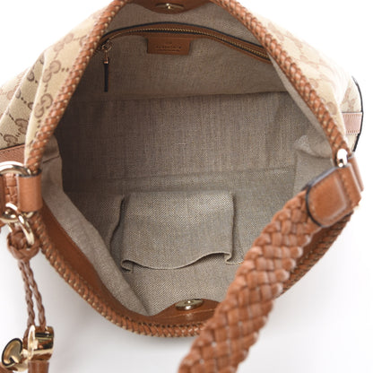 Gucci Monogram Medium Marrakech Hobo Camel 5 of 13