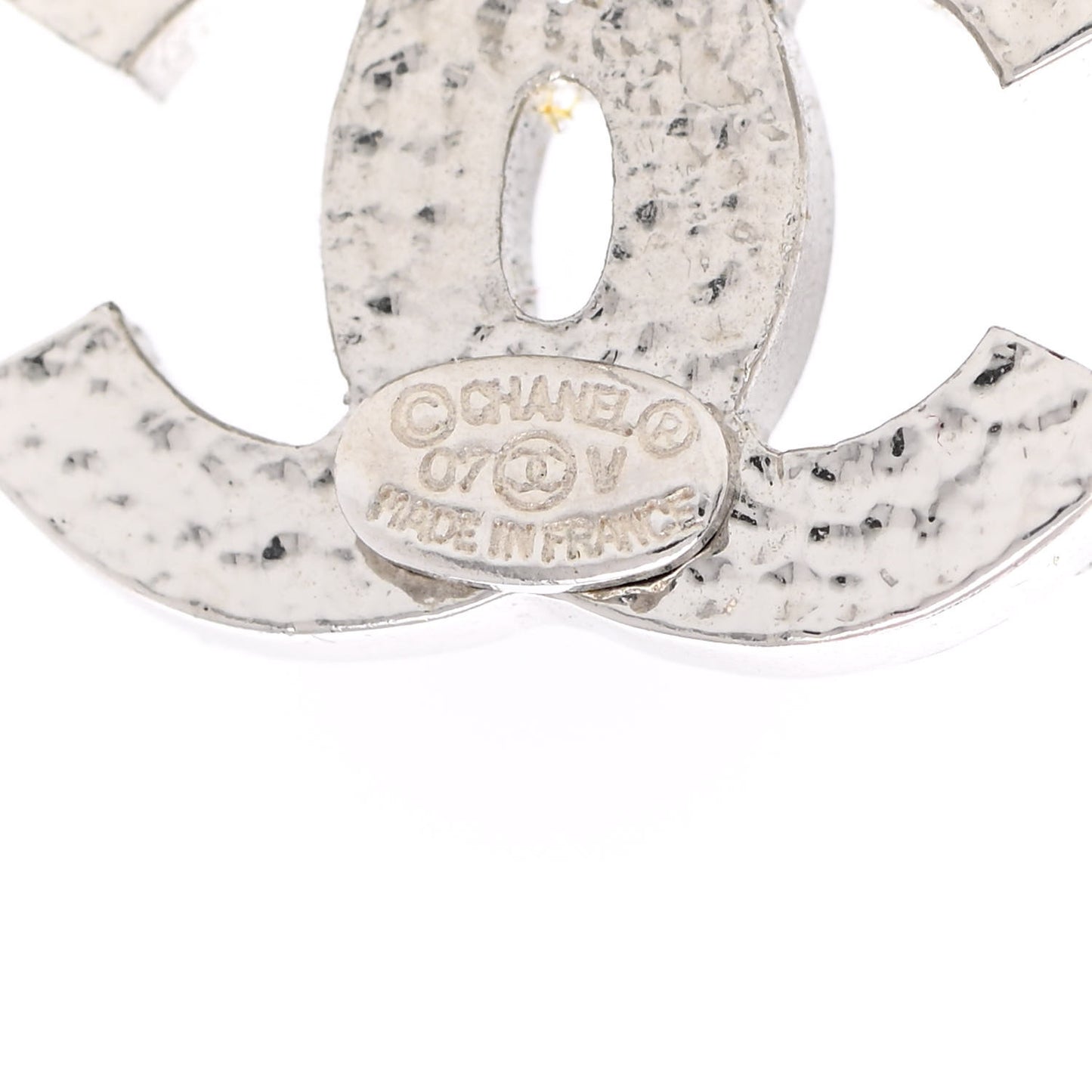 Crystal Mini Timeless CC Earrings Silver