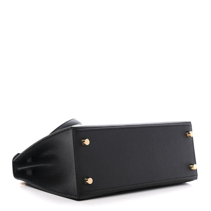 Hermes Epsom Kelly Sellier 25 Black 6 of 19