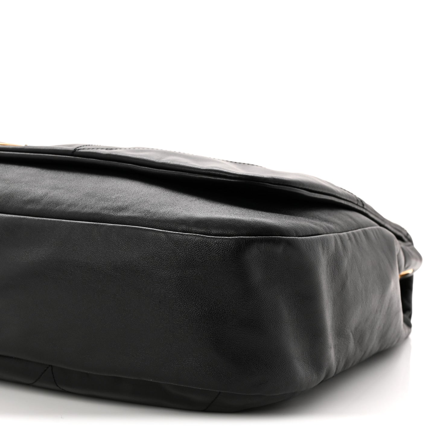 Lambskin Matelasse Monogram Large Jamie 4.3 Black