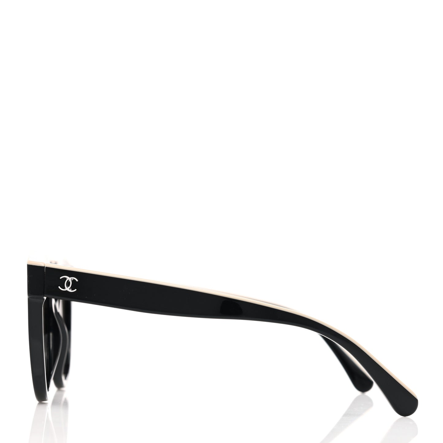 Acetate CC Butterfly Sunglasses 5414 Black Beige