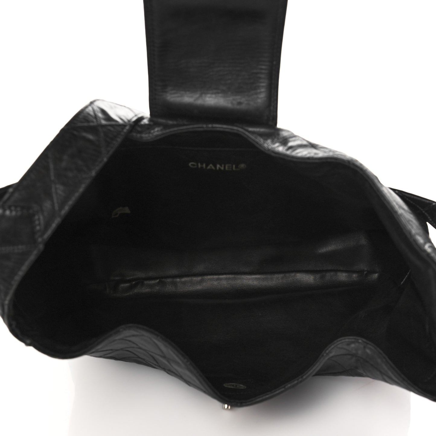Lambskin Weekender Tote Black