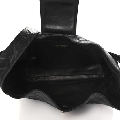 Chanel Lambskin Weekender Tote Black 4 of 16