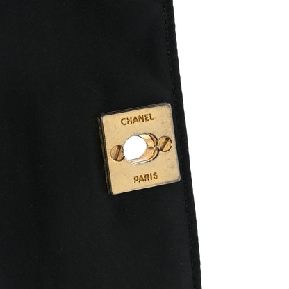 Chanel Satin Quilted Flap Black 6 of 13