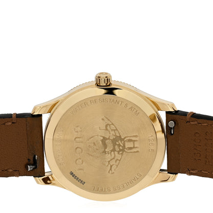 Gucci Stainless Steel Calfskin 29mm G-Timeless Bee Quartz Watch 4 of 4