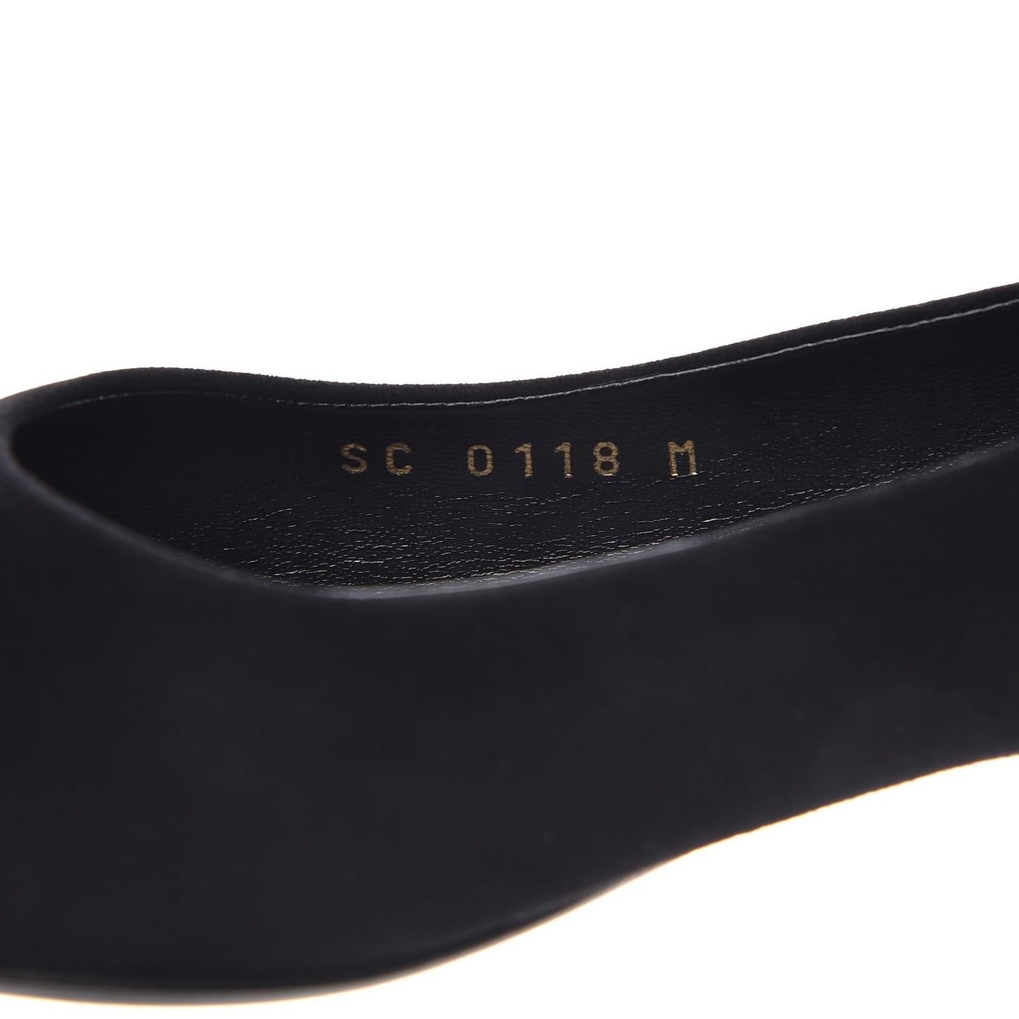 Suede Uniformes Pump 38.5 Black