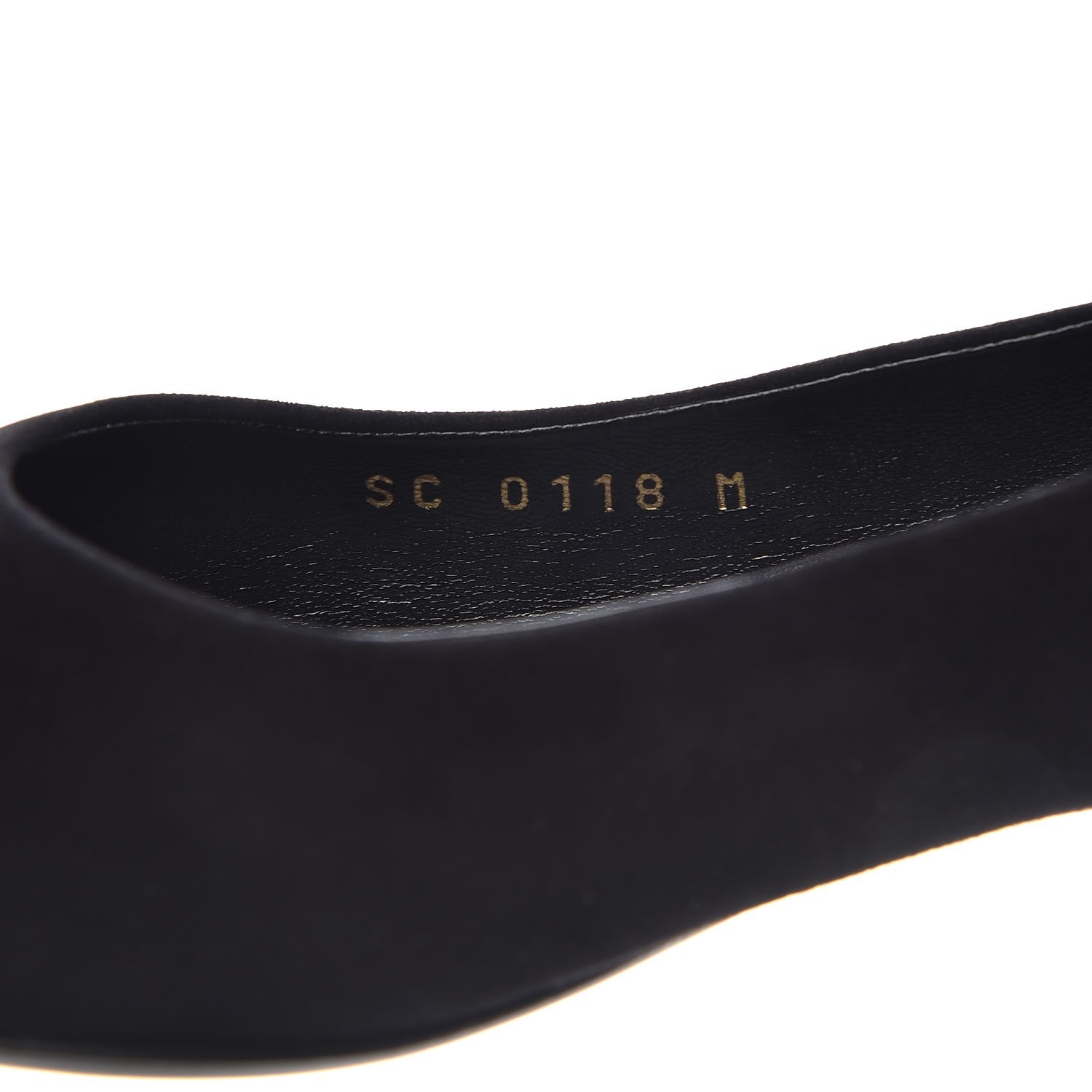 Louis Vuitton Suede Uniformes Pump 38.5 Black 8 of 8