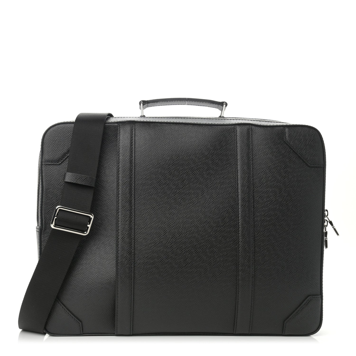 Louis Vuitton Taiga Briefcase Backpack Black 1 of 12