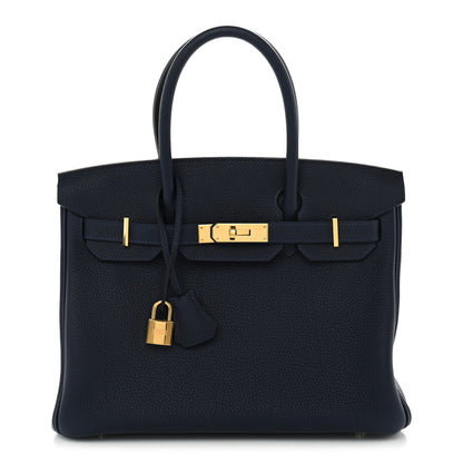 Hermes Togo Birkin 30 Bleu Nuit 1 of 11