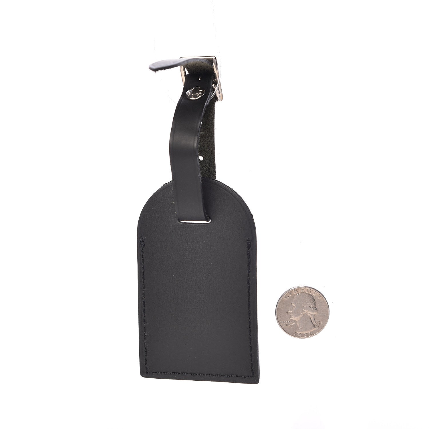 Louis Vuitton Calfskin Hawaii Luggage Tag Black 2 of 4