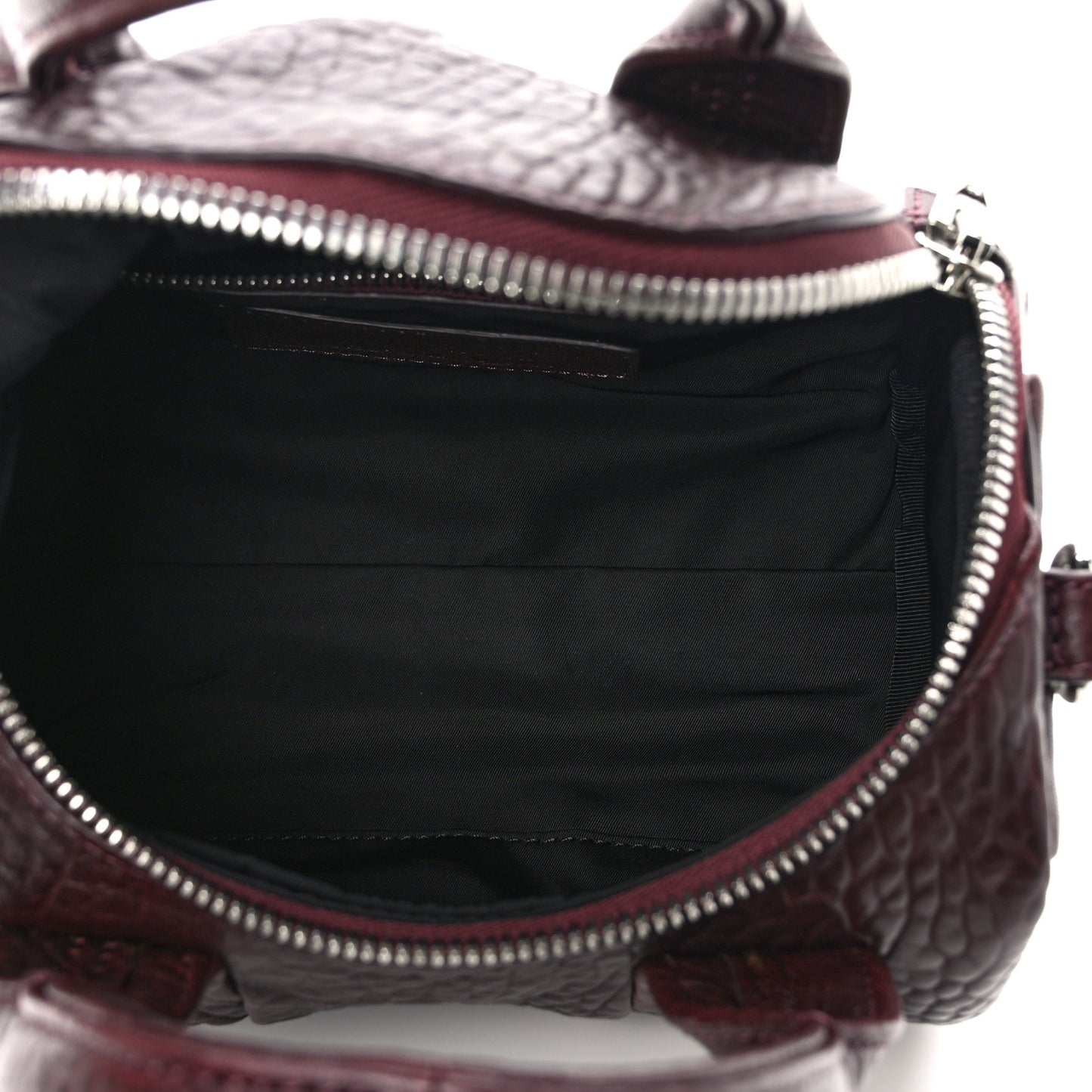 Pebbled Calfskin Mini Rockie Matte Beet