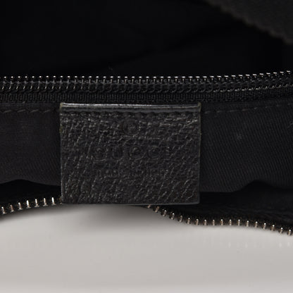 Gucci Monogram Medium Half Moon Hobo Black 8 of 14