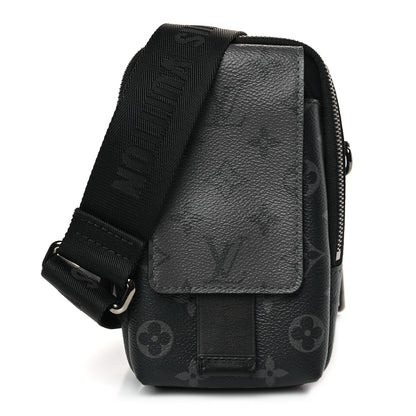 Louis Vuitton Monogram Eclipse Reverse Double Phone Pouch NM 1 of 8