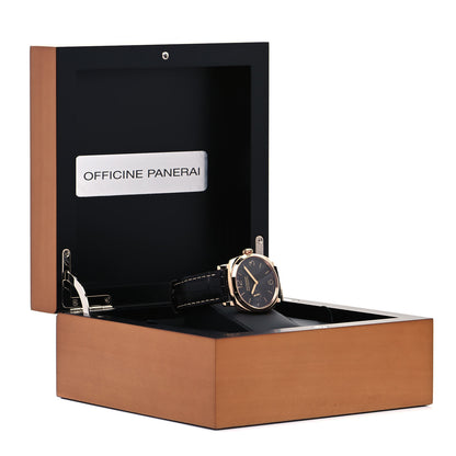 Panerai 18K Rose Gold Alligator 42mm Radiomir 1940 Manual Winding Watch Black PAM00575 5 of 5