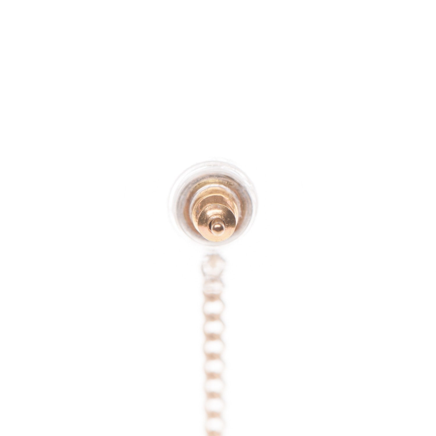 Chanel CC Drop Earrings Gold 5 of 5