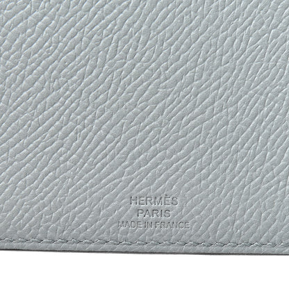 Hermes Epsom Tarmac Aleatoire Passport Holder Bleu Glacier Bleu Brighton 6 of 8