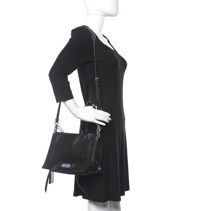 Prada Glace Calf Etiquette Flap Black Astrale 2 of 10