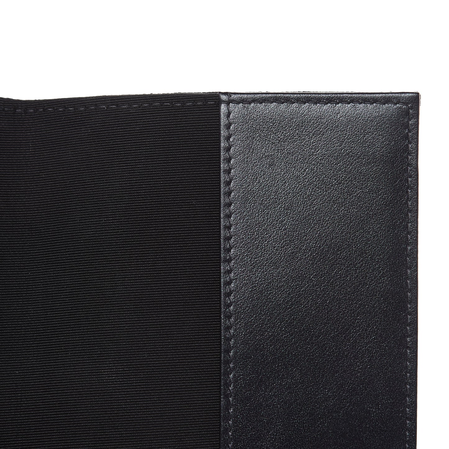 Iridescent Caviar Quilted Passport Holder Black