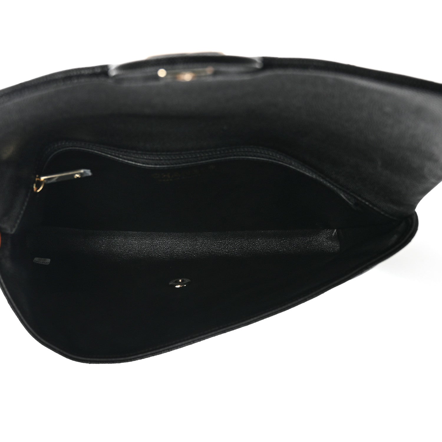 Chanel Caviar Quilted Flap Clutch Black 5 of 8