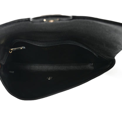 Chanel Caviar Quilted Flap Clutch Black 5 of 8
