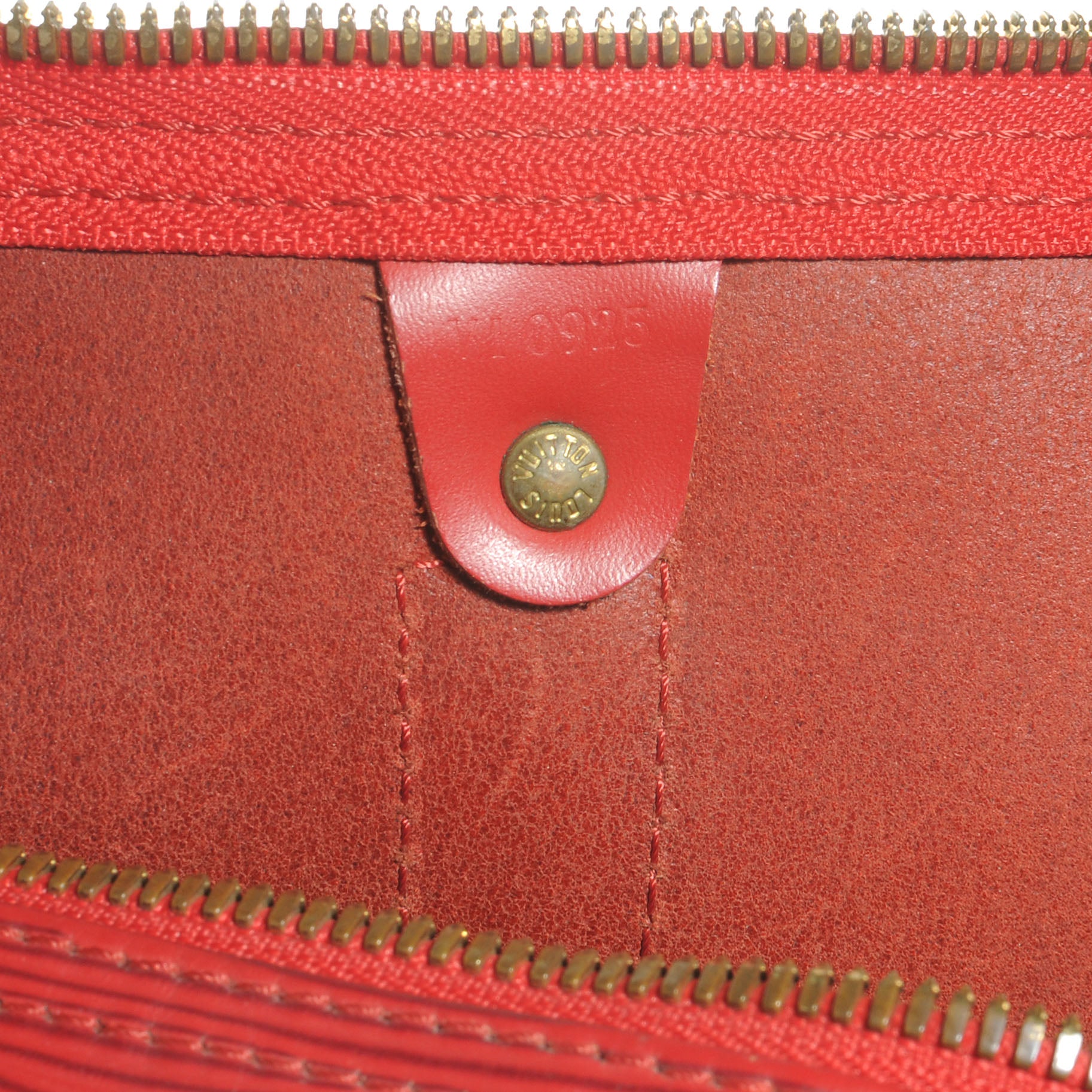 Louis Vuitton Epi Keepall 45 Red 6 of 7