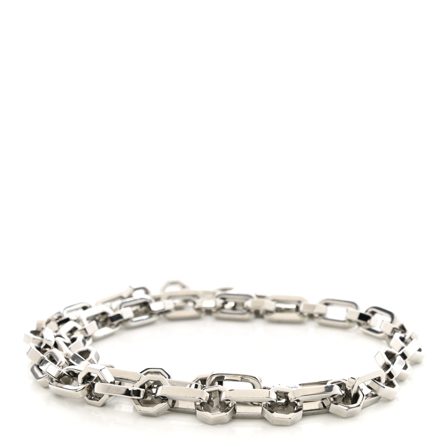 Louis Vuitton Metal Dauphine Chain Long Shoulder Strap Silver 2 of 4