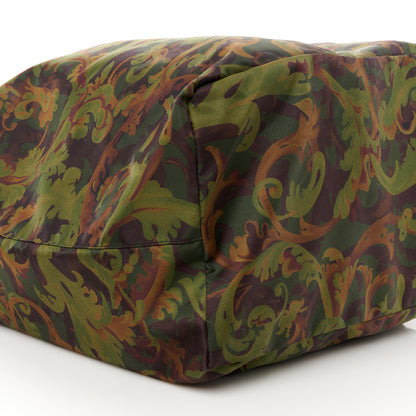Versace Nylon Baroccoflage Print Tote Khaki 12 of 12