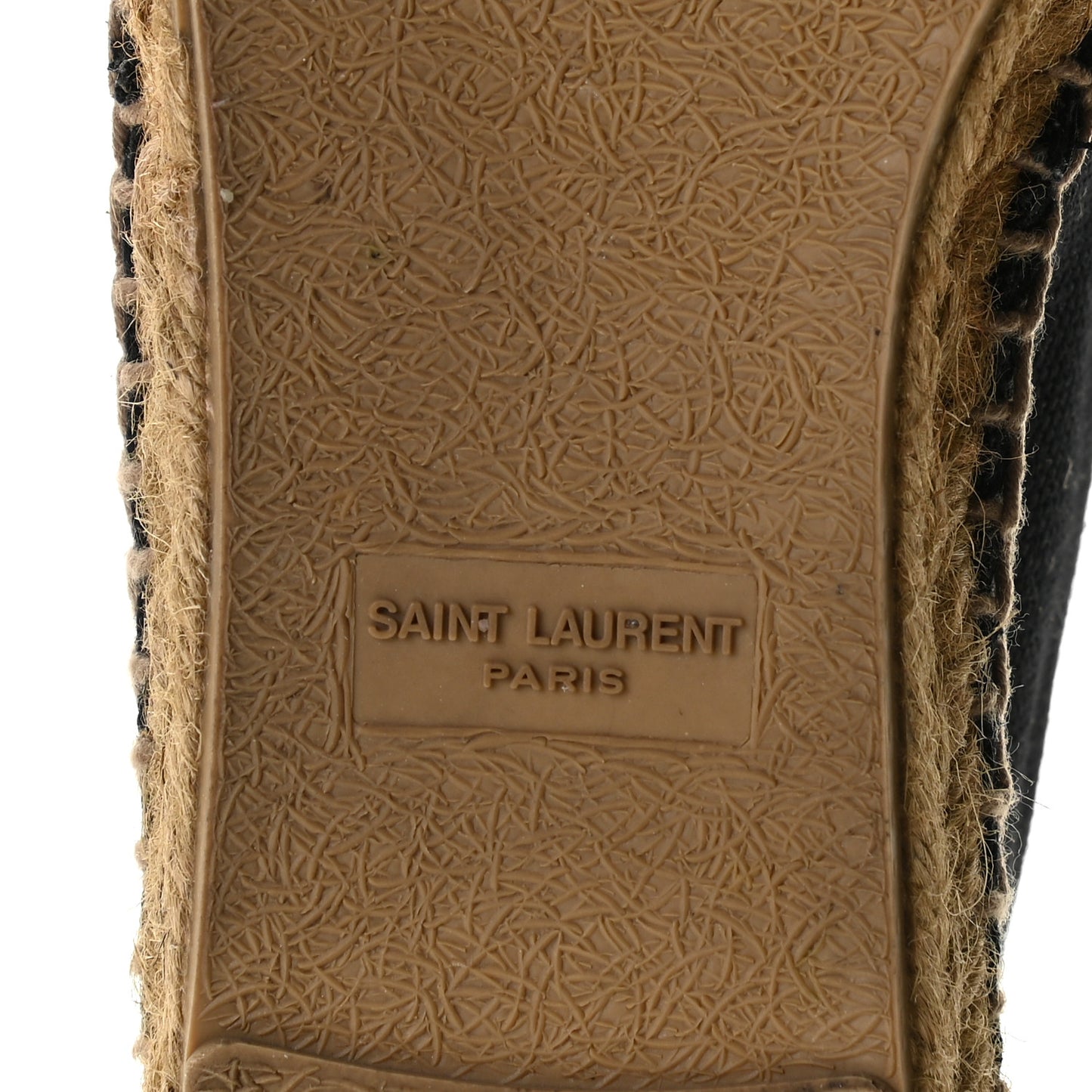 Canvas Nappa Elba Light Logo Embroidered Espadrilles 37.5 Black