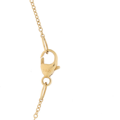 David Yurman 18K Yellow Gold Diamond Emerald Venetian Quatrefoil Pendant Necklace 4 of 6