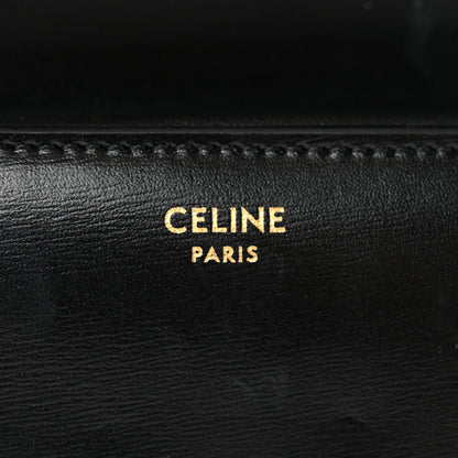 Celine Shiny Smooth Lambskin Small Triomphe Wallet Black 7 of 7