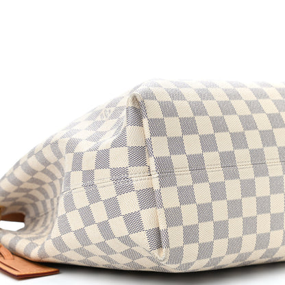 Louis Vuitton Damier Azur Graceful MM Rose Ballerine 7 of 14