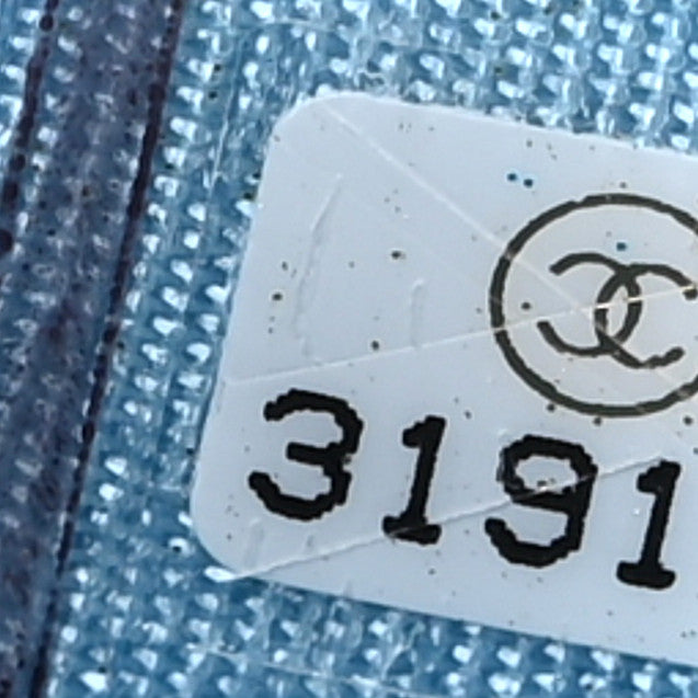 Chanel Caviar Quilted Card Holder Light Blue 8 of 11