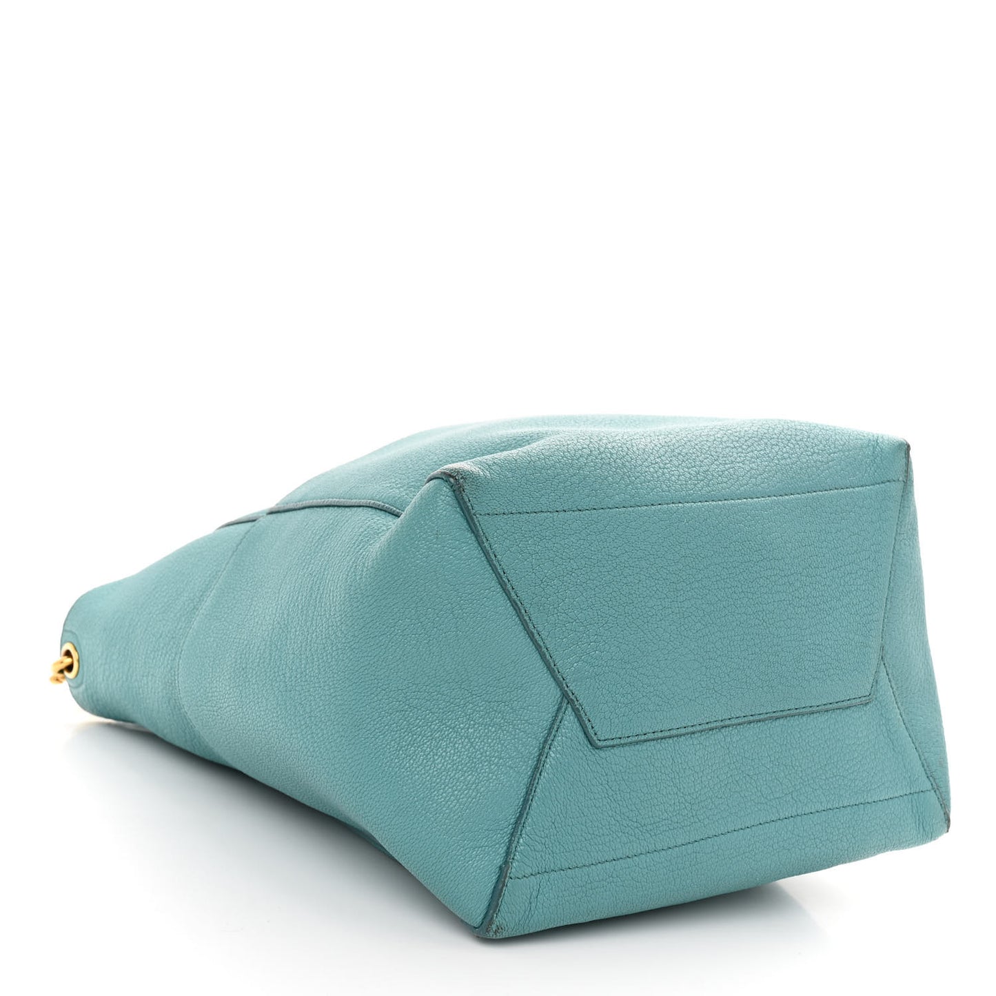 Soft Grained Calfskin Sangle Bucket Bag Antarctic