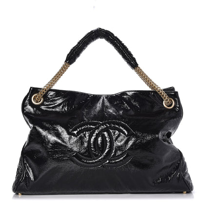 Chanel Vinyl Rodeo Tote Black 1 of 8