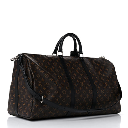 Louis Vuitton Monogram Macassar Keepall Bandouliere 55 3 of 10