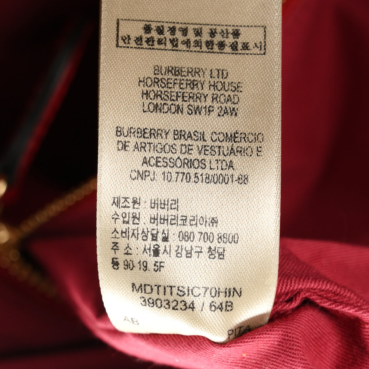 Burberry Haymarket Check Small Salisbury Tote Bright Rose 7 of 10