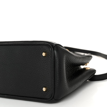Christian Dior Bullcalf Small Diorissimo Tote Black Rose Indien 9 of 12