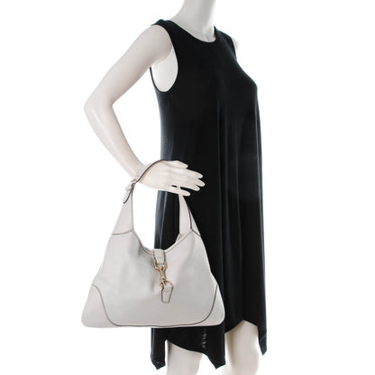 Gucci Calfskin Medium Jackie O Bouvier Hobo White 2 of 7