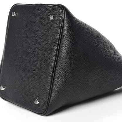 Hermes Taurillon Clemence Picotin Lock 22 MM Black 9 of 10