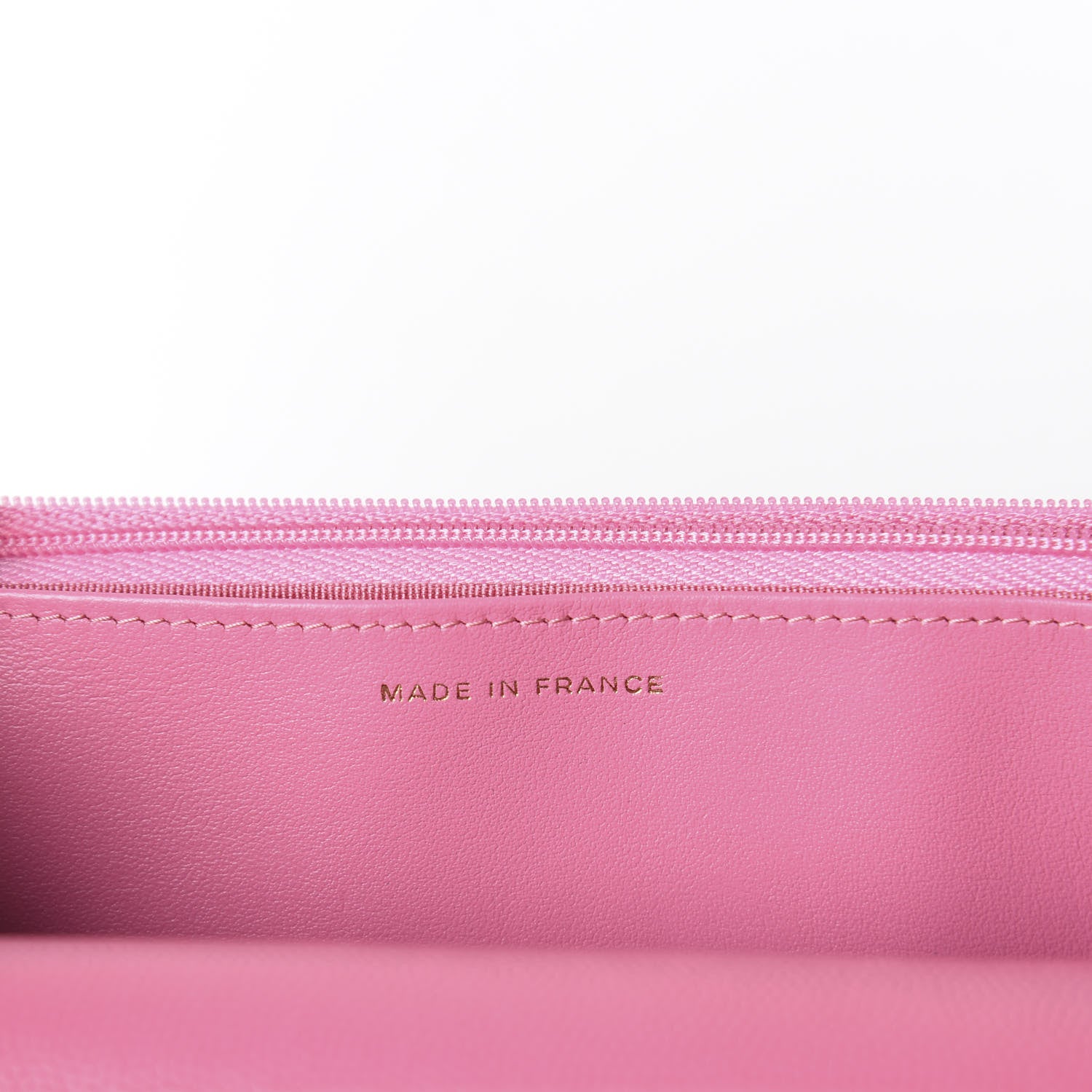 Chanel Caviar Quilted Wallet on Chain WOC Pink 6 of 9