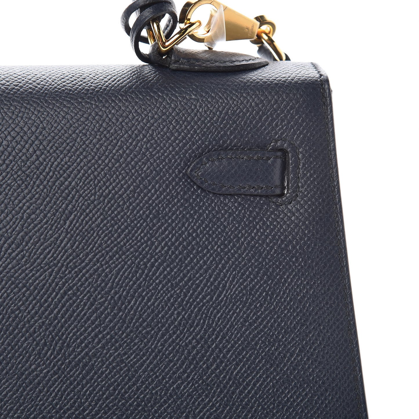 Epsom Kelly Sellier 25 Bleu Indigo
