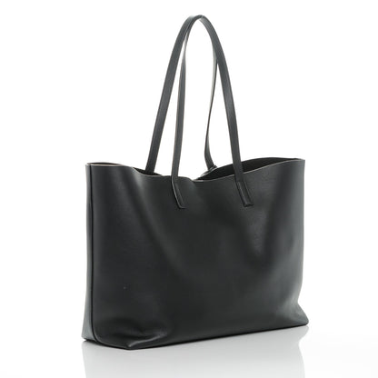 Saint Laurent Calfskin Large Shopping Tote Black 3 of 9