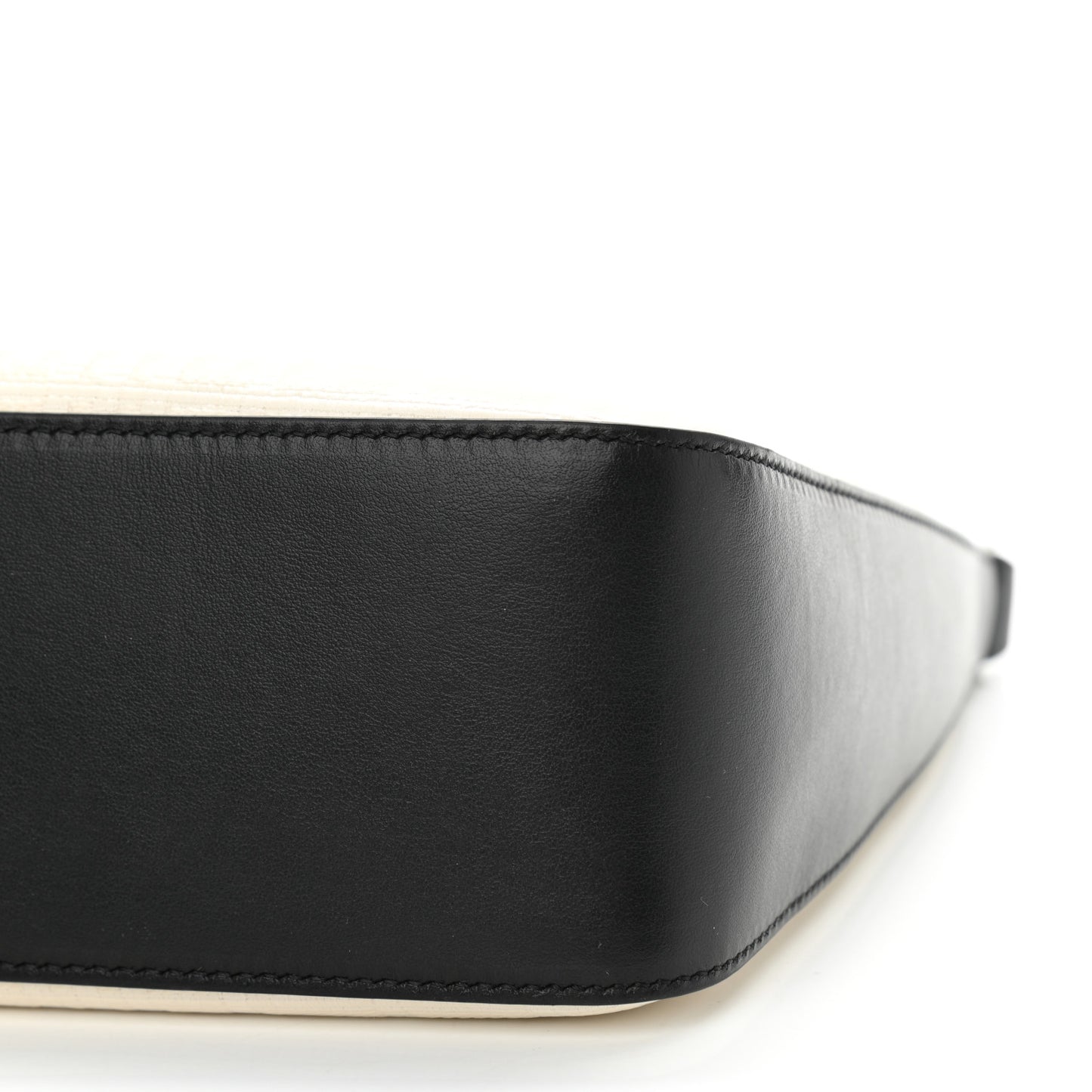 Coated Canvas Logo 4G Embossed Small Moon Cut Out Shoulder Bag Ivory